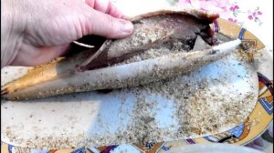 ВКУСНЕЙШАЯ СОЛЕНАЯ СКУМБРИЯ.СУХОЙ ПОСОЛ