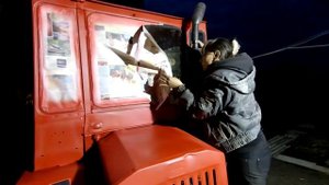 Покраска трактора Т-16МГ/ Не успели выехать!