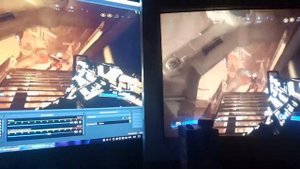 Сравнение ЭЛТ и  Жка мониторов на примере DOOM
