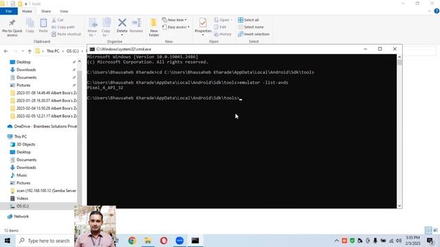 How to Launch Android Emulator Without Opening Android Studio | appium| cmd command line| batch fil смотреть онлайн