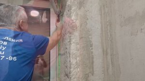 Утепление оконных откосов в ванной комнате под плитку, приклейка ЭППС на клей-пену, базовый слой