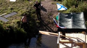 Сплав на плоту по Москве реке с 23.07.2020 по 26.07.2020. Плот - "Лис"