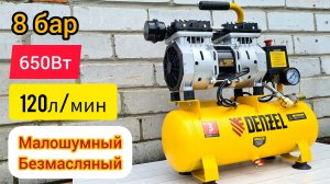 Обзор компрессора DENZEL DLS650/10