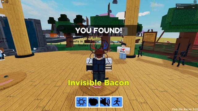 How to get the INVISIBLE BACON BADGE in FIND THE BACONS | Roblox смотреть онлайн