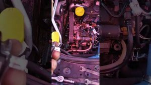 установка, замена ГРМ К9К Рено, без фиксатора коленвала!