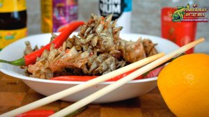 Жареная кожа карпа по-японски ! А вы всё ещё выбрасываете чешую после чистки рыбы