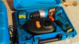 Аккумуляторная дрель-шуруповерт Sturm CD3012LP (Профи)