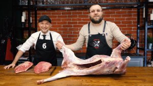 ЦЕЛЫЙ БАРАН на гриле(в моем случае козлик). Как правильно запечь барана целиком.