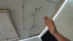 2х уровневый потолок, но в один уровень!