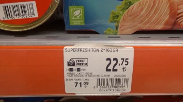Аланья Турция Цены на Тунец консервированный в Мигрос