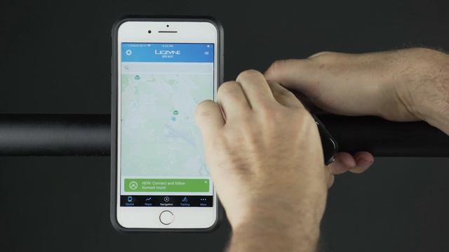 Lezyne GPS | Komoot Integration Tutorial Video смотреть онлайн