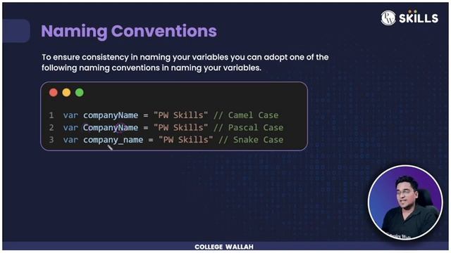 Variables, Data Types & Operators | JavaScript Lecture 2