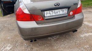 Звук выхлопа с установленым колекторным пламягасителем и стронгером.