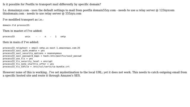 DevOps & SysAdmins: Custom domain SMTP via Postfix via Amazon EC2 / SES смотреть онлайн