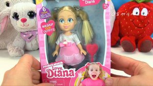 Новая Кукла Диана Нравится Нюше, Идем на День Рождения Мультики Как Мама Играет в Куклы 108мама тв