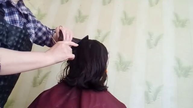 Удлиненный "Боб" на густые, жесткие волосы смотреть онлайн