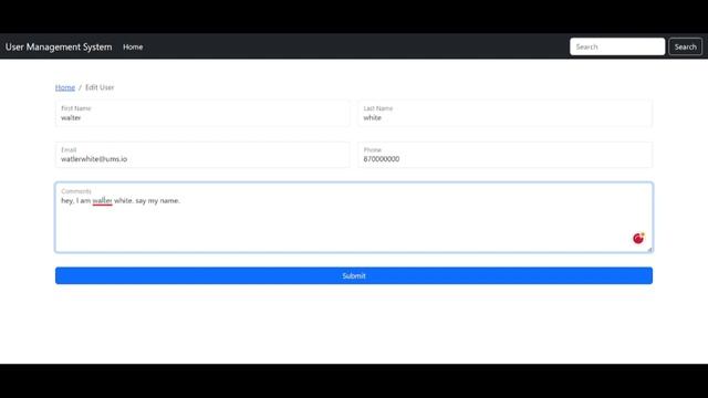 User management system demo using nodejs expressjs and mysql | node js ...