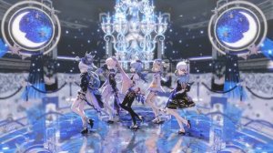 【Genshin Impact MMD:Furina x Ganyu x Ayaka x Kokomi x Barbara】Queencard