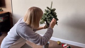 Как сделать елку своими руками  - МК елка из нобилиса на ножке - DIY Christmas tree