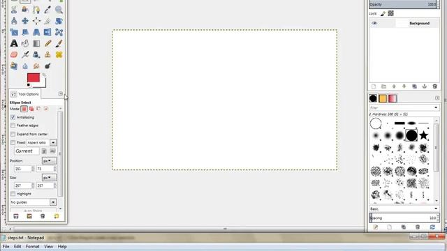 How to Draw a Circle in Gimp 2.8 смотреть онлайн