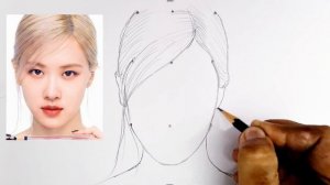 How to draw Blackpink Rose Drawing // Blackpink Rose