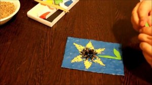 Лепим с малышами! Аппликации из пластилина и круп.