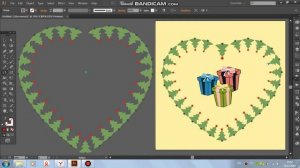 Как нарисовать новогоднюю иллюстрацию в программе Adobe Illustrator