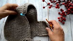 МУЖСКАЯ ШАПКА УШАНКА ЗА ВЕЧЕР. Подробный МК. Вязание крючком