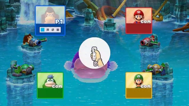 Mario Party 10 Minigames Donkey Kong vs Mario vs Spike vs Luigi Master Difficulty смотреть онлайн