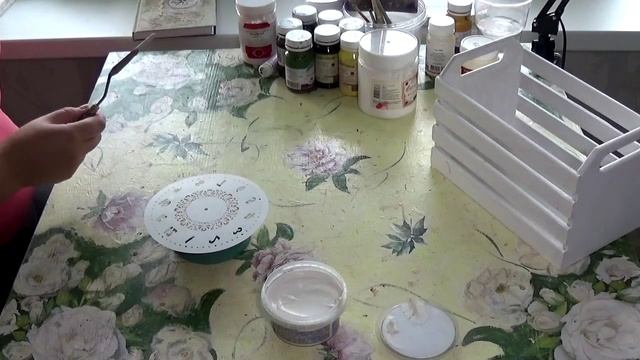 Шпаклевка Текс Декупаж для начинающих. Заменитель структурной пасты. Вилисова Ольга. смотреть онлайн