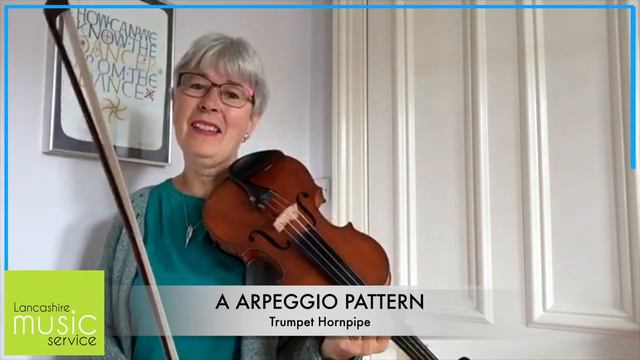 'Trumpet Hornpipe' for Violin Playalong | Arpeggio and Scales | Lancashire Music Service смотреть онлайн