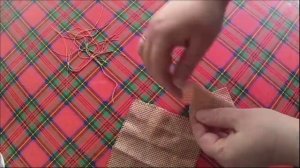 Кольца для сервировки из мешковины