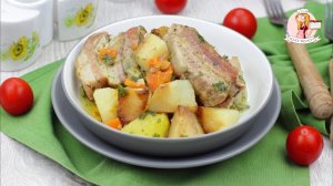 СВИНЫЕ РЕБРЫШКИ, тушеные с КАРТОШКОЙ. Как вкусно потушить картошку с мясом