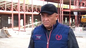 Строительство экспериментальной быстровозводимой инфекционной больницы в г.Нарын готово на 55%