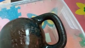 Удаление ржавчины с гири. Дешево и эффективно. Часть первая.
