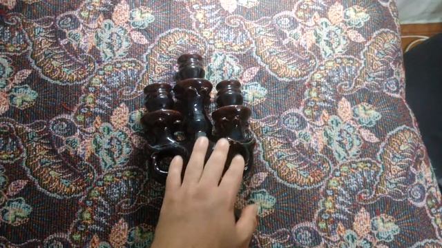 Керамика. Подсвечник на три чаши. Обзор. смотреть онлайн