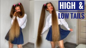 Two ponytails preview
