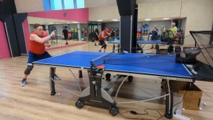 3 подход. Тренировка с роботом. Настольный теннис. 7.02.23.