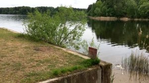 Истринское водохранилище. Слип для лодок, место отдыха с палатками. #рыбалка #базаотдыха