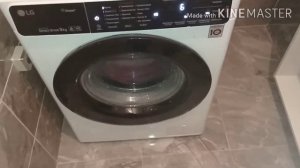 Lg Smart ThinQ 9 kg F4H5VS6W final spin at 1400 rpm
