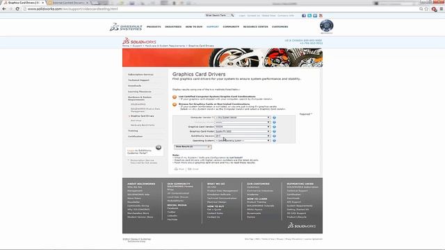 SOLIDWORKS - Graphics & Driver смотреть онлайн