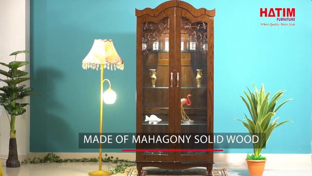 Ixora Wooden Showcase | HATIM Furniture смотреть онлайн
