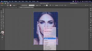 Функция мозаики в Adobe Illustrator. Векторный портрет из мозаики - Урок 41 || Adobe Illustrator