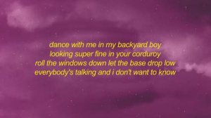 Claire Rosinkranz - Backyard Boy (Lyrics)   dance with me in my backyard boy