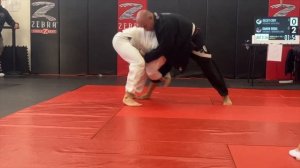 Men White Belt Middleweight (182lbs) Masters 2 (35+) Checkmat BJJ Tournament Match 2