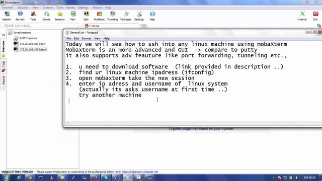 How to ssh to linux machines using mobaxterm смотреть онлайн