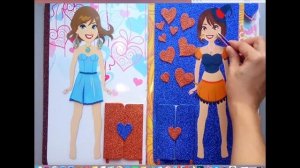 Paper Dolls Dress Up / Бумажные куклы одевалки-вырезалки #paperldoll