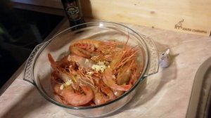 Лангустины гриль на огне, рецепт