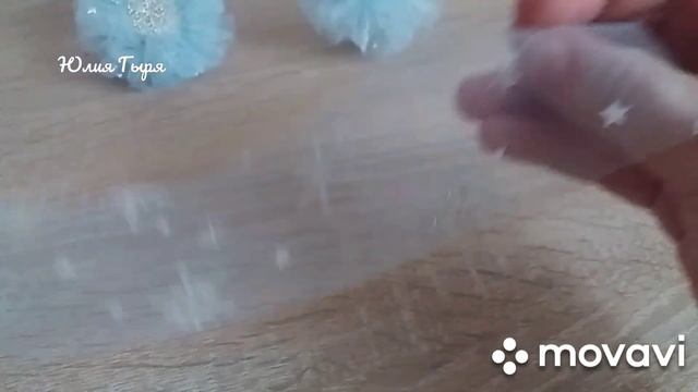 Я бы сама такие носила?/Новогодние,воздушные бантики снежинки❄❄❄ из фатина