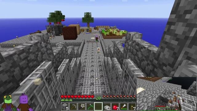 Minecraft Infinity Skyblock E3 Builder's Wand and Ore Smasher смотреть онлайн